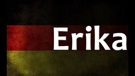 erika song german.